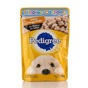 Alimento para Cães Pedigree Frango Filhotes Sachê 100g