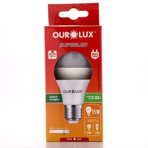 Lâmpada Ourolux Superled Cx Bivolt 15W