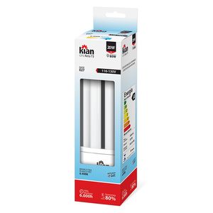 Lâmpada Kian Elétrica Branca 20W 127V