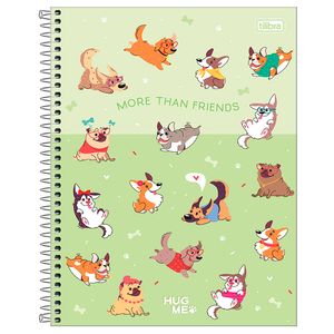Caderno Universitário Tilibra Capa Dura Hug Me 1 Matéria 80 Folhas 1un