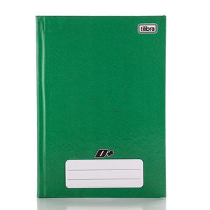 Caderno Brochura Tilibra Capa Dura D+ Verde ¼ com 48 Folhas