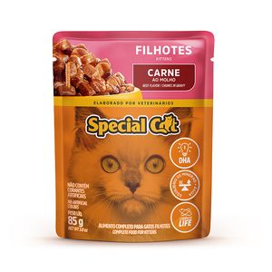Alimento para Gatos Special Cat Filhotes Carne 85g