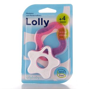Mordedor Lolly Estrela Rosa