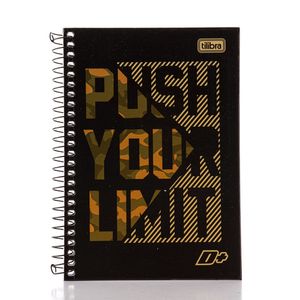 Caderno Espiral Tilibra Capa Dura D+ 1/4 com 96 Folhas