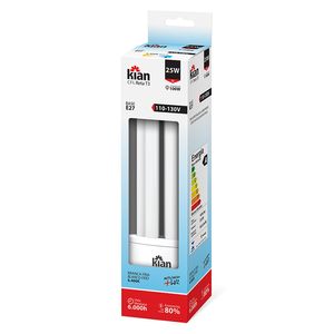 Lâmpada Kian Elétrica Branca 25W 127V