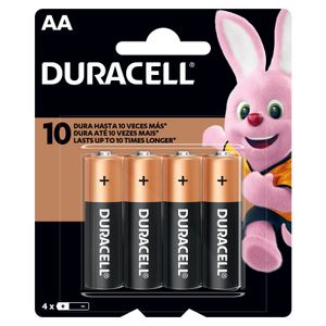 Pilha Duracell Alcalina Pequeno AA4 com 4Unidades