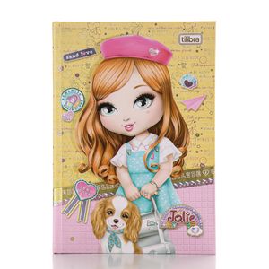 Caderno Brochura Tilibra Universitário Jolie ¼ com 80 Folhas