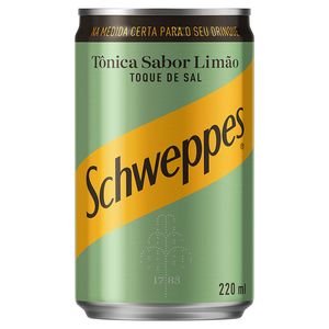 Água Tônica Schweppes Limão com Toque de Sal Lata 220ml