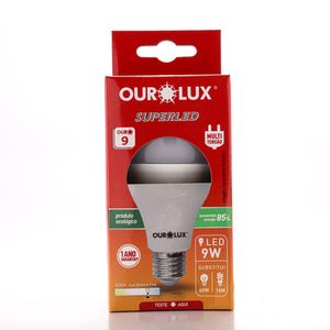 Lâmpada Ourolux Superled Cx 9W Bivolt