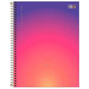 Caderno Universitário Tilibra Capa Dura Great 1 Matéria 80 Folhas