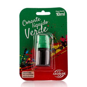 Corante Líquido Doce Festa Verde