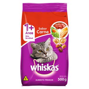 Alimento para Gatos Whiskas Carne 500g