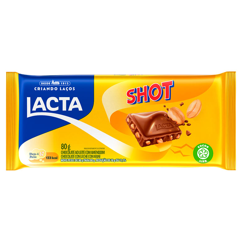 CHOCOLATE LACTA BARRA LAKA 80G - cordeiro supermercado
