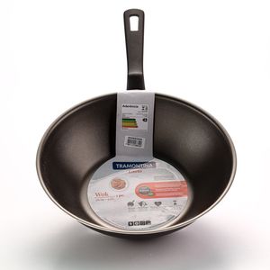 Frigideira Tramontina Loreto Wok Alumínio Funda Grafite 28cm