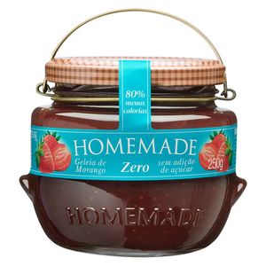Geleia Homemade Zero Açúcar Morango 250g