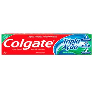 Creme Dental Colgate Tripla Ação Menta Original 90g