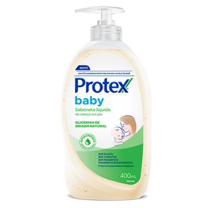 Sabonete Líquido Protex Baby Cabeça aos Pés Glicerinada 400ml