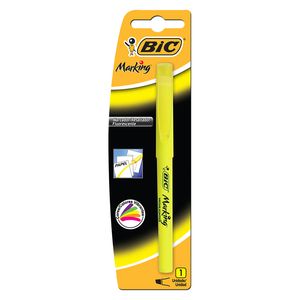 Caneta  Bic Marca Texto B.Liner Amarela