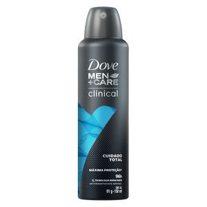 Desodorante Dove Clinical Men Cuidado Total Aerosol 150ml