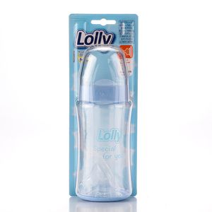 Mamadeira Lolly Big Special Silicone Bico Orto Azul 350ml