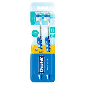Escova Dental Oral B Indicator 40 com 2un