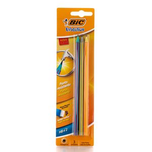Lápis Grafite Bic Evolution Pijamas S2 3Unidades