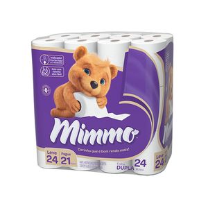 Papel Higiênico Mimmo Folha Dupla Lv24 Pg21 30m