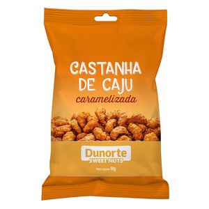 Castanha Caju Dunorte Caramelizada Sachê 50g