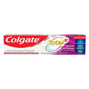 Creme Dental Colgate Total 12 Gengiva Reforçada Preço Especial 180 g