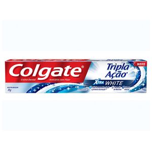 Creme Dental Colgate Tripla Ação Xtra White 70g
