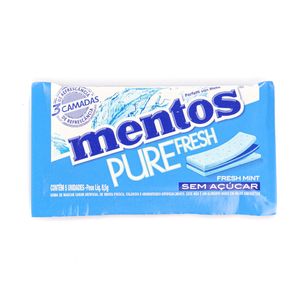 Goma de Mascar Mentos Purê Fresh Mint 8,5g