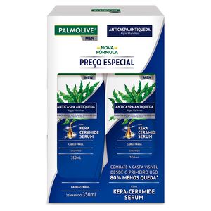 Shampoo Palmolive Anticaspa Men Algas Marinhas com 2un 350ml