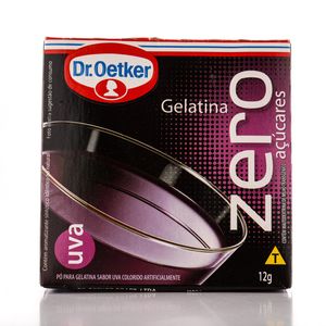 Gelatina Dr. Oetker Zero Uva 12g
