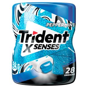 Goma Mascar Trident Senses Peppermint 54g