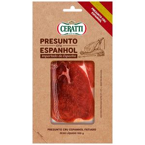 Presunto Cru Ceratti Espanhol Fatiado 100g