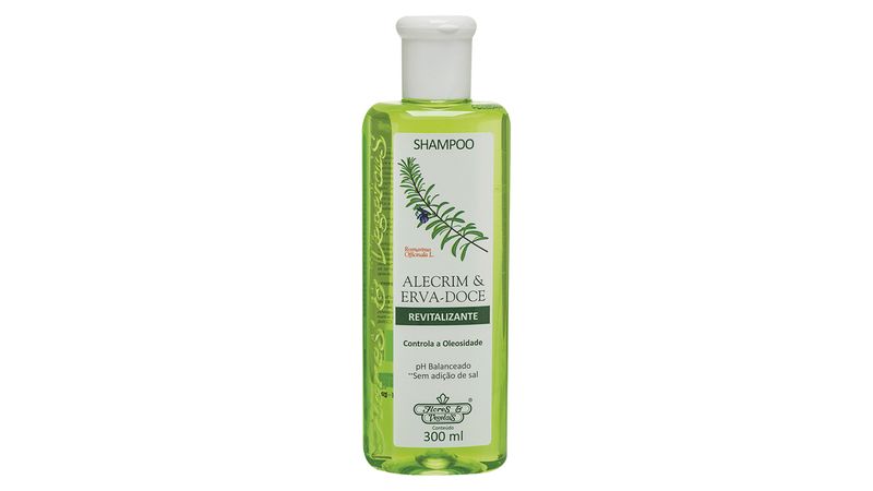 Shampoo Revitalizante de Alecrim com Chá Verde Vegano 400ml - Make