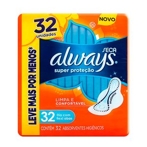 Absorvente Always Seca P com Abas Lv32 Pg28