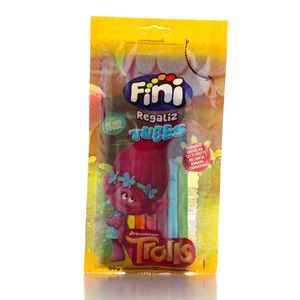Balas de Gelatina Fini Tubes Arco Iris 80g