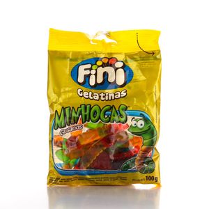 Balas de Gelatina Fini Minhocas 100g