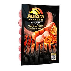 Linguiçaa Toscana Aurora com Cerveja e Cebola 500g