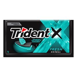 Goma Mascar Trident Herbal 8g