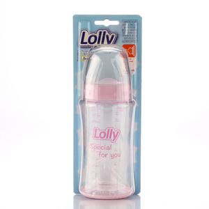 Mamadeira Lolly Big Special Silicone Bico Orto Rosa 350ml