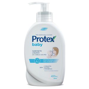 Sabonete Líquido Protex Baby Cabeça aos Pés Proteção Delicada 400ml