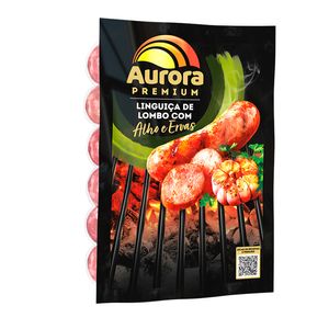 Linguiça Toscana Aurora Lombo com Alho e Ervas 500g