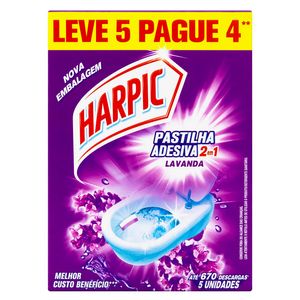Higienizador Sanitário Harpic Pastilha Power 2em1 Lavanda Lv+ Pg- Un