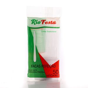 Faca Rio Festa Cristal para Refeição 50un
