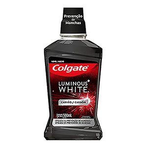 Enxague Bucal Colgate Luminuos White Carvão 500ml