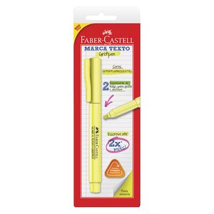 Caneta Faber Castell Marca Texto Amarela