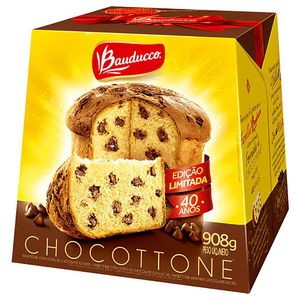 Chocottone Bauducco com Gotas de Chocolate 908gr