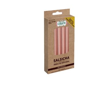 Salsicha Ceratti com Grão de Mostarda sem Corante 200g